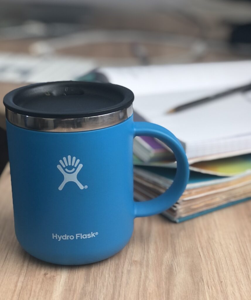 HydroFlask insulated coffee mug - gift idea for remote teachers