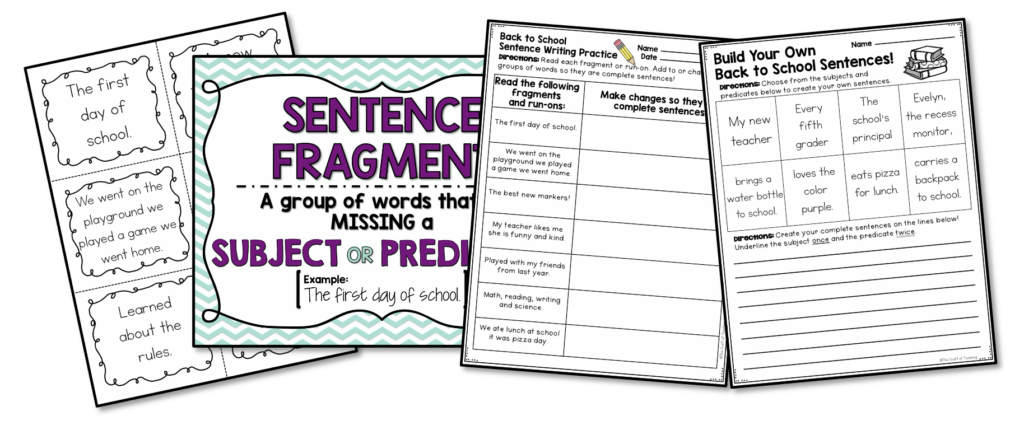 How to use sentence sorts to improve writing skills