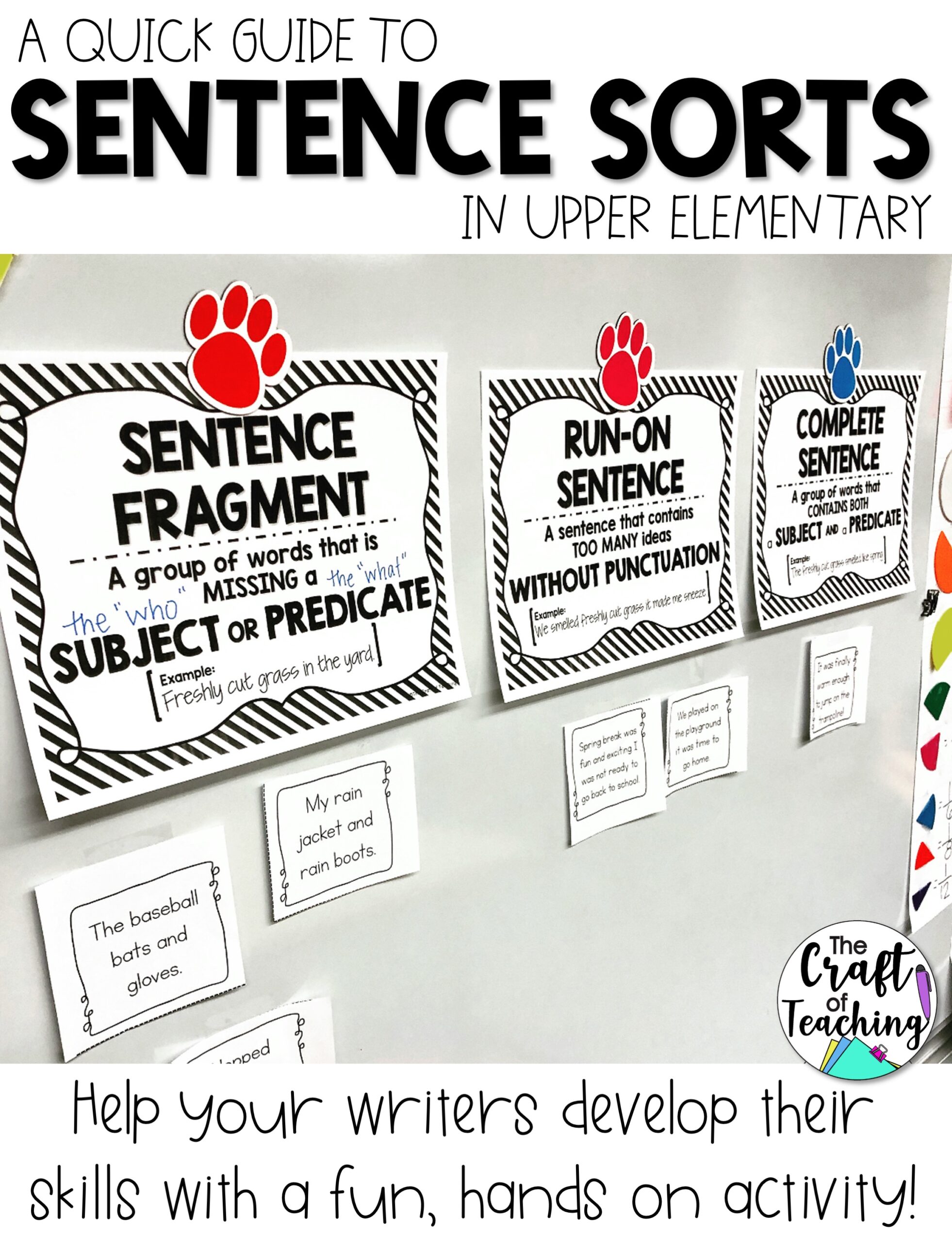 How to Use Sentence Sorts to Improve Writing Skills The Craft Of Teaching