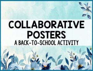 Read more about the article A Fantastic First Day of School Activity: Collaborative Poster