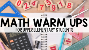 math warm ups for upper elementary students
